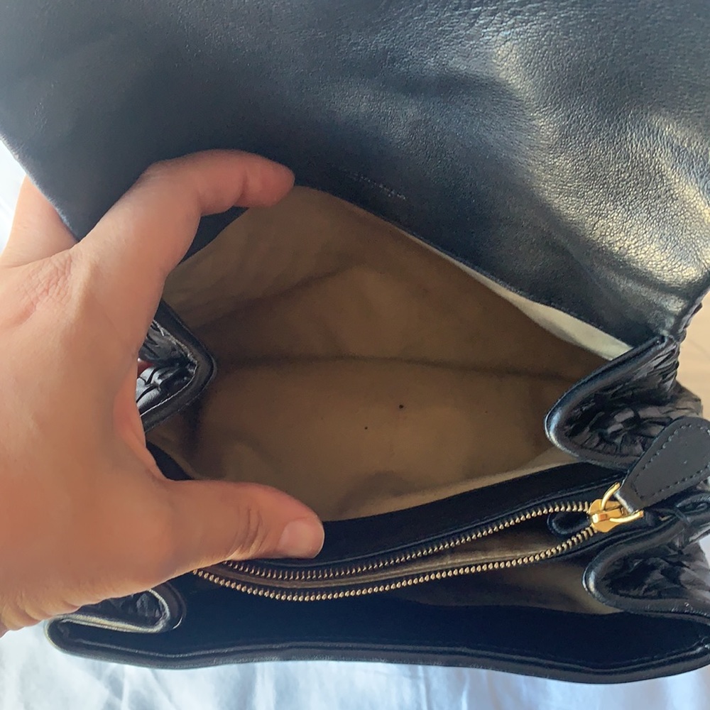 BOTTEGA VENETA Nappa Intrecciato Cosmetic Case Nero Black - Picture 12 of 16